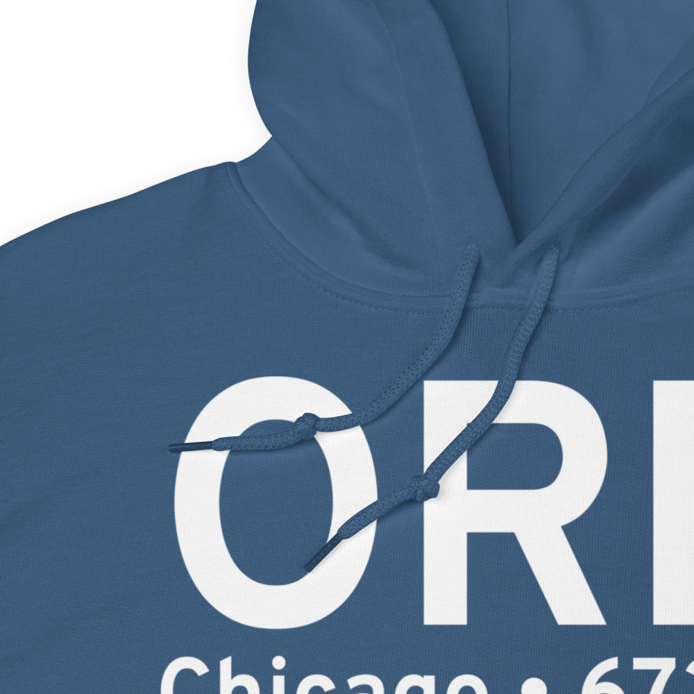 Chicago (KORD) Airport Hoodie Sweatshirt 