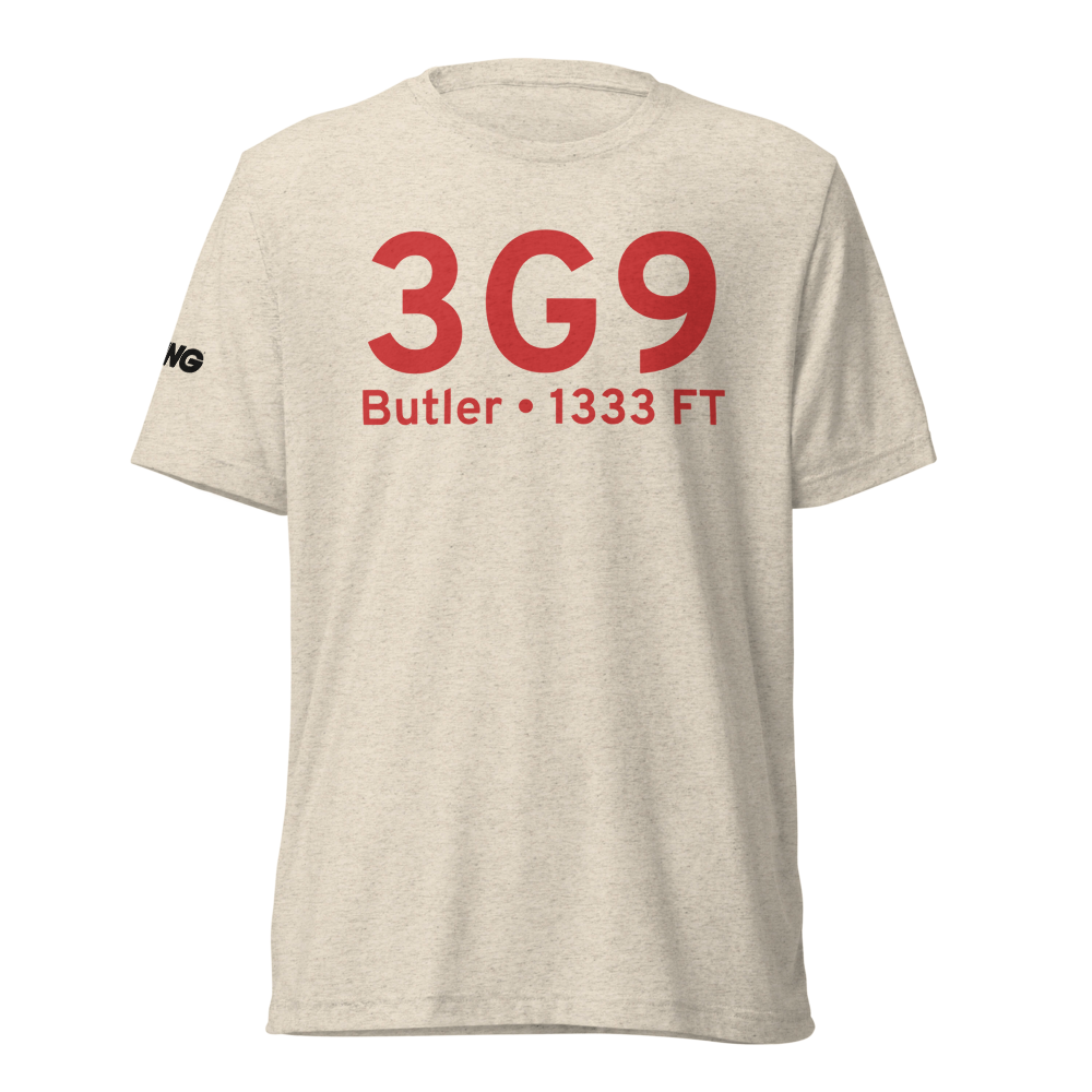 Butler (3G9) Airport Tri-blend T-Shirt 