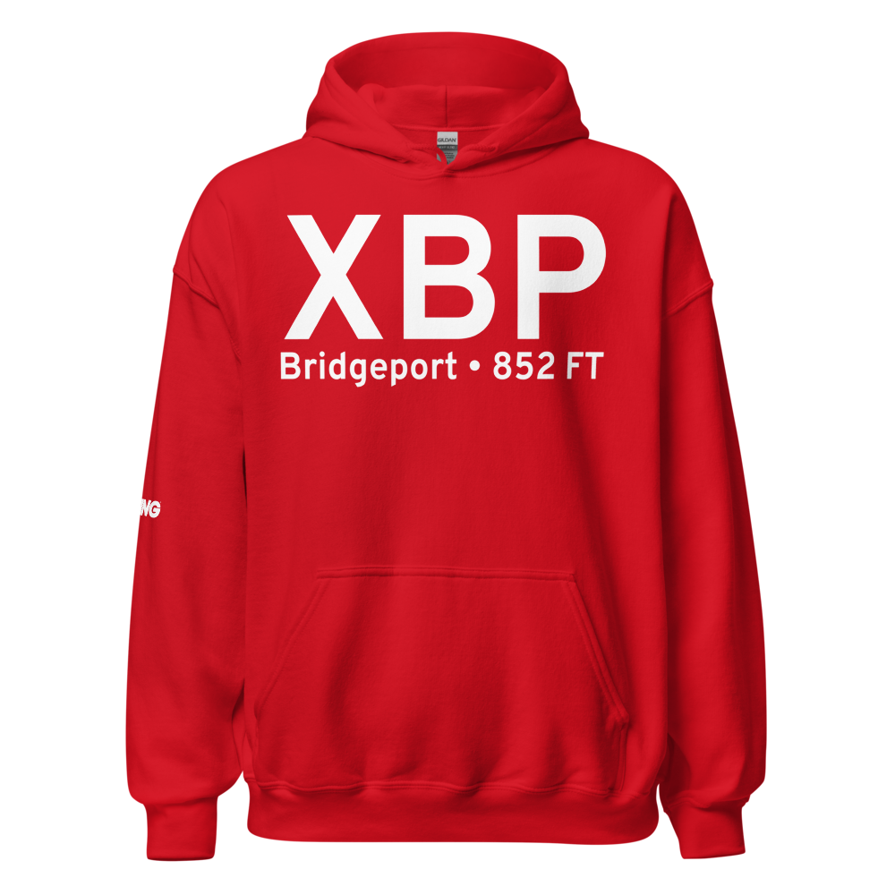 Bridgeport (KXBP) Airport Hoodie Sweatshirt 