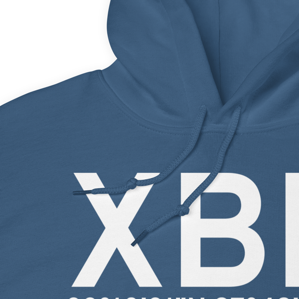 Bridgeport (KXBP) Airport Hoodie Sweatshirt 