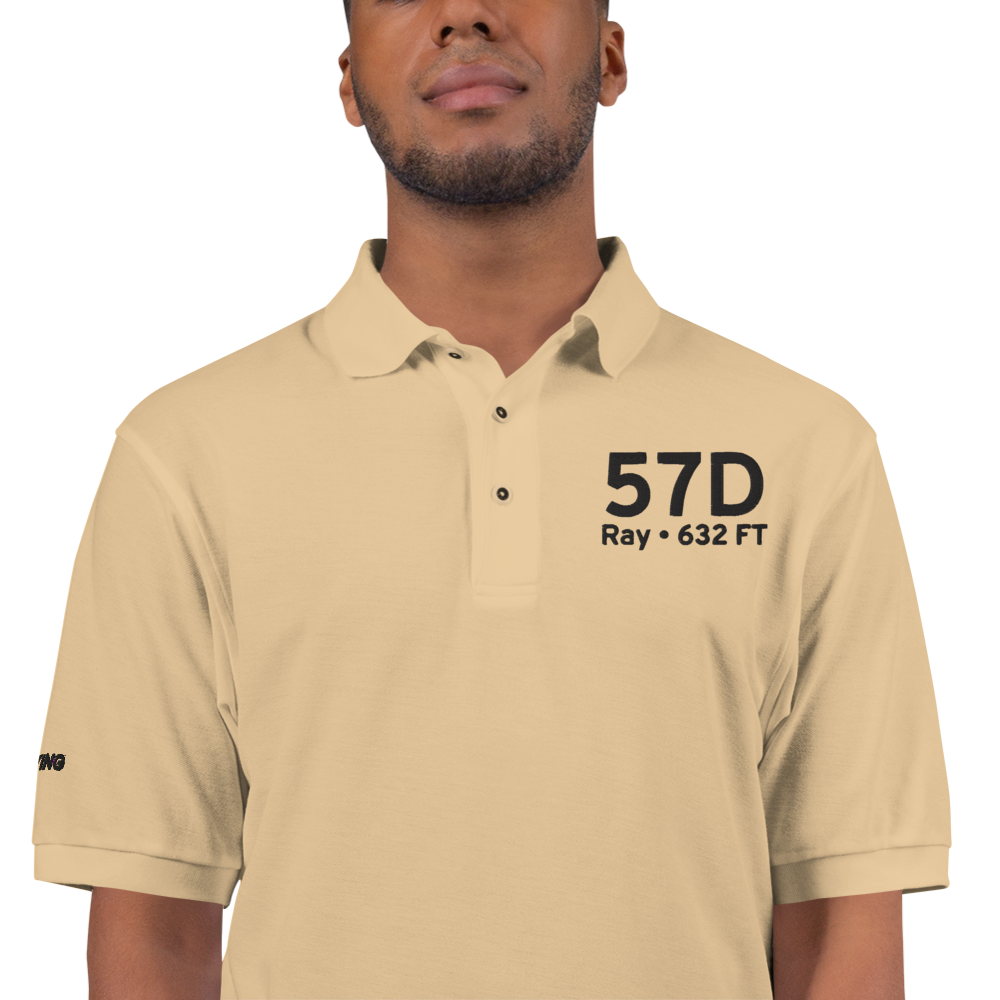 Ray (57D) Airport Port Authority Embroidered Polo Shirt 