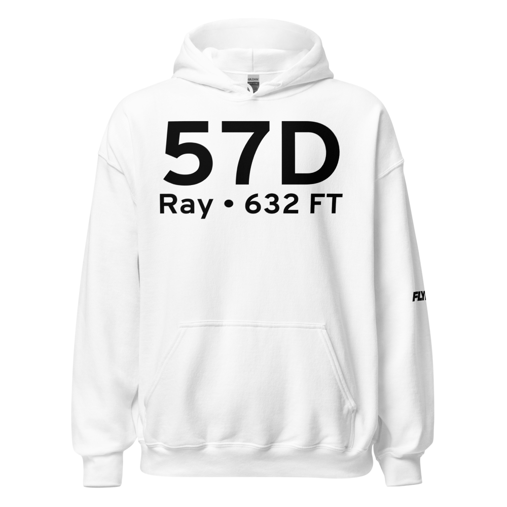 Ray (57D) Airport Hoodie Sweatshirt 