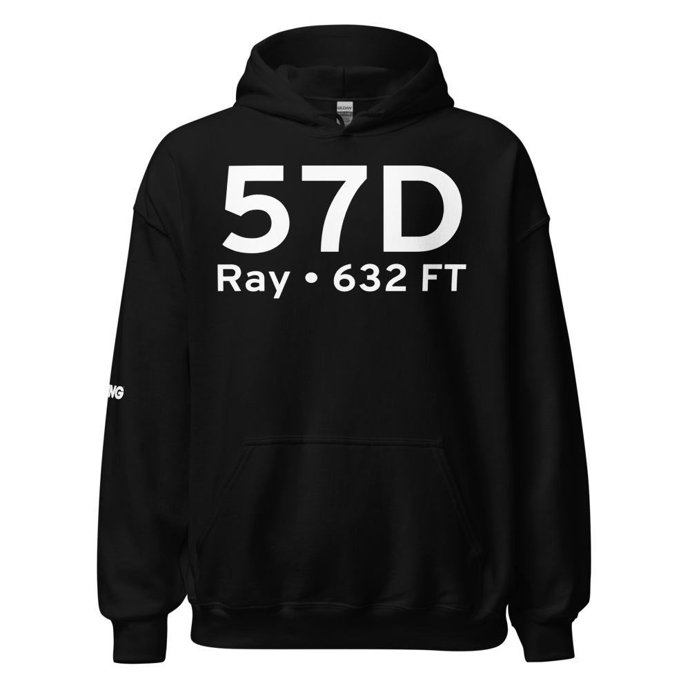 Ray (57D) Airport Hoodie Sweatshirt 