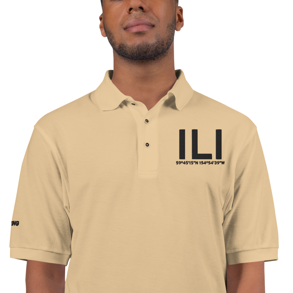 Iliamna (PAIL) Airport Port Authority Embroidered Polo Shirt 