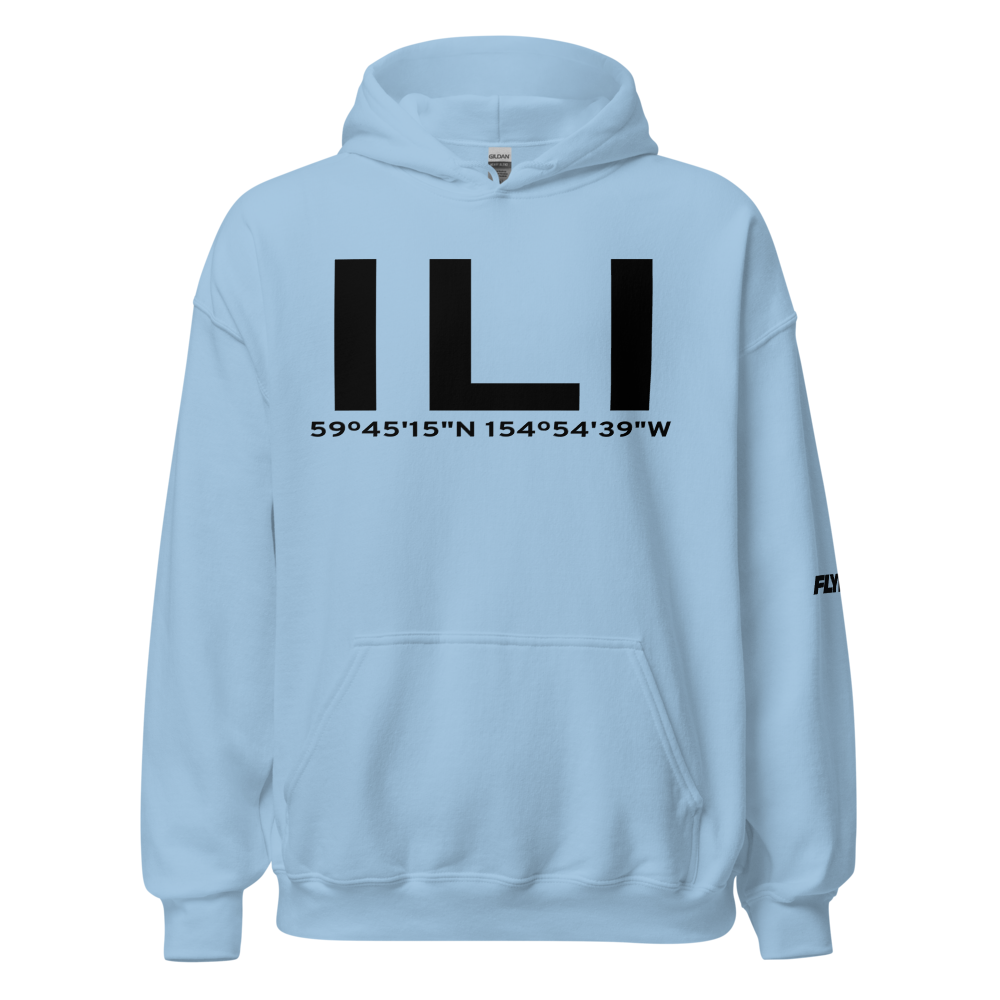 Iliamna (PAIL) Airport Hoodie Sweatshirt 