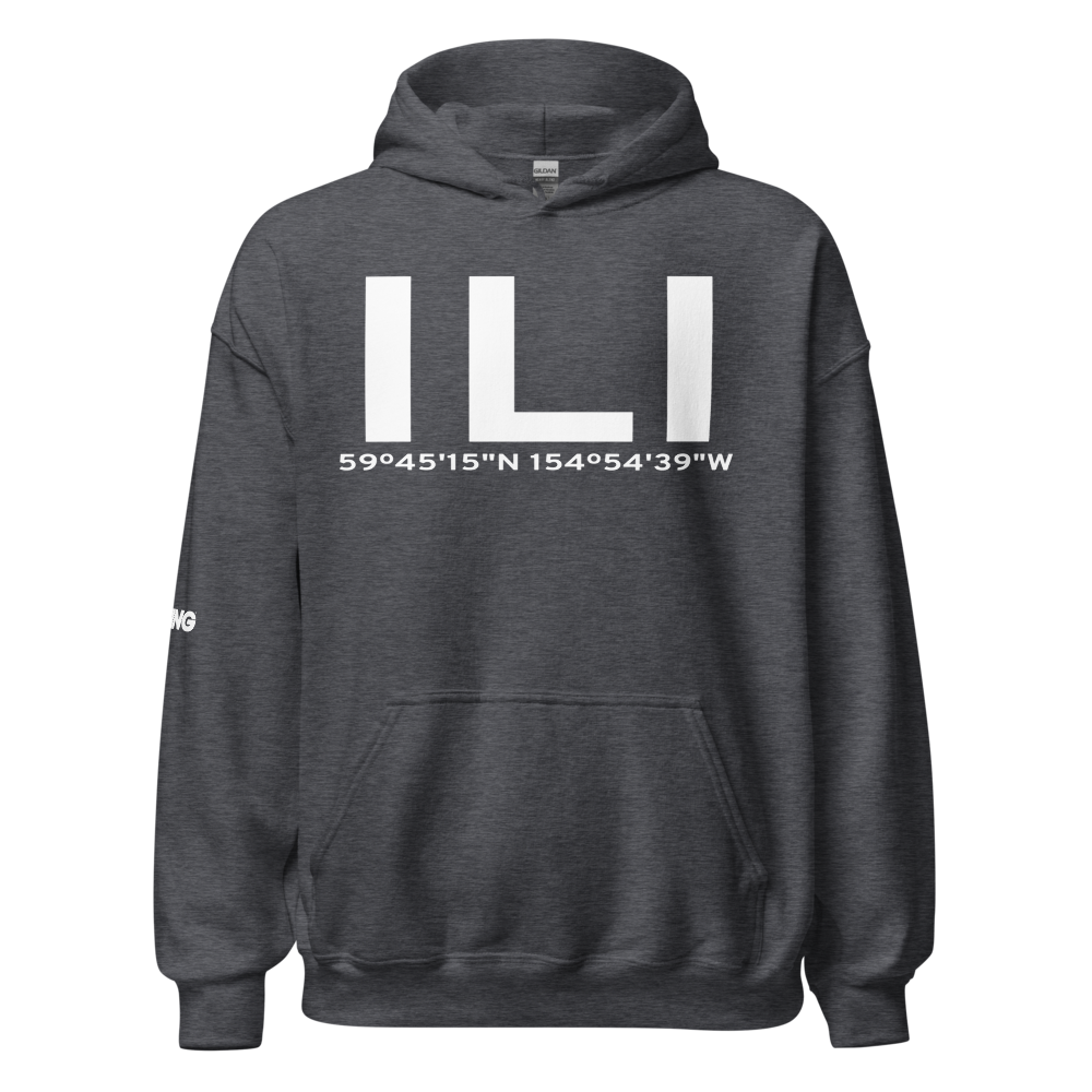 Iliamna (PAIL) Airport Hoodie Sweatshirt 
