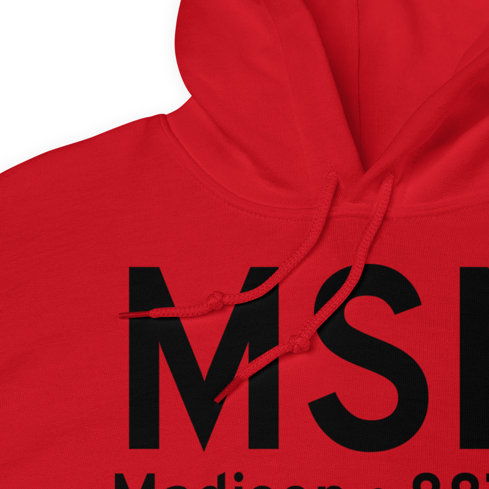 Madison (KMSN) Airport Hoodie Sweatshirt 