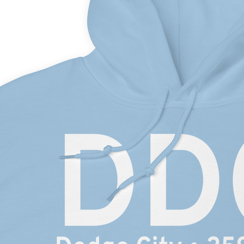 Dodge City (KDDC) Airport Hoodie Sweatshirt 