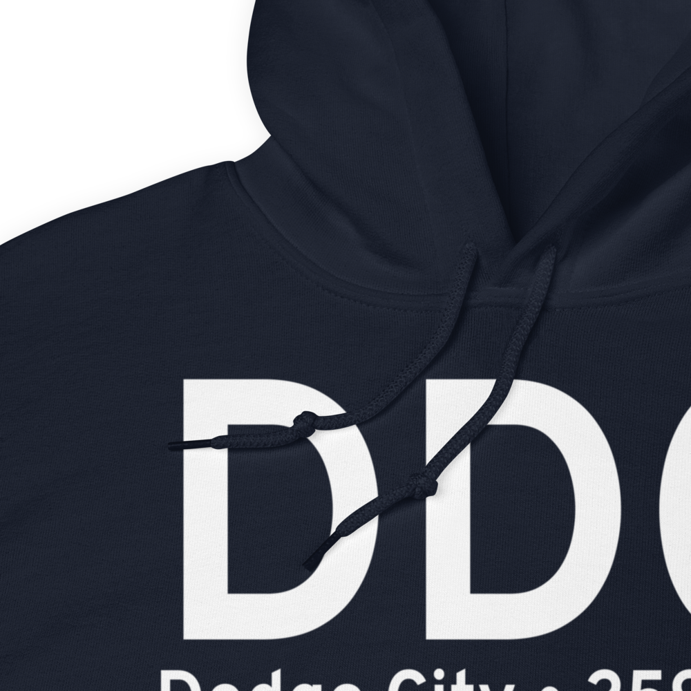 Dodge City (KDDC) Airport Hoodie Sweatshirt 
