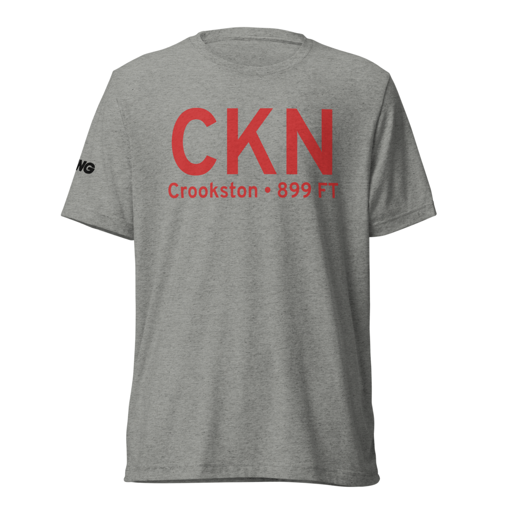 Crookston (KCKN) Airport Tri-blend T-Shirt 