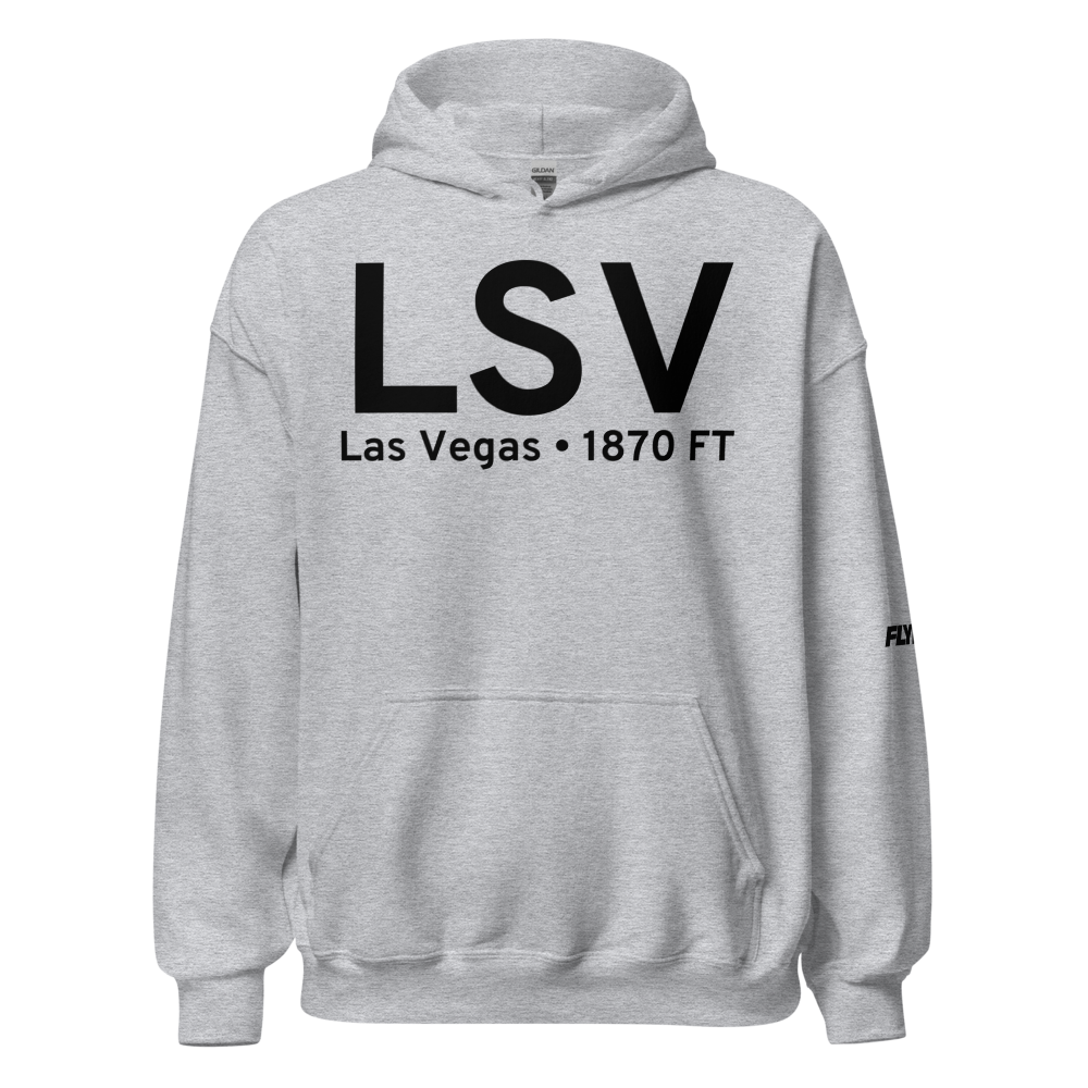 Las Vegas (KLSV) Airport Hoodie Sweatshirt 