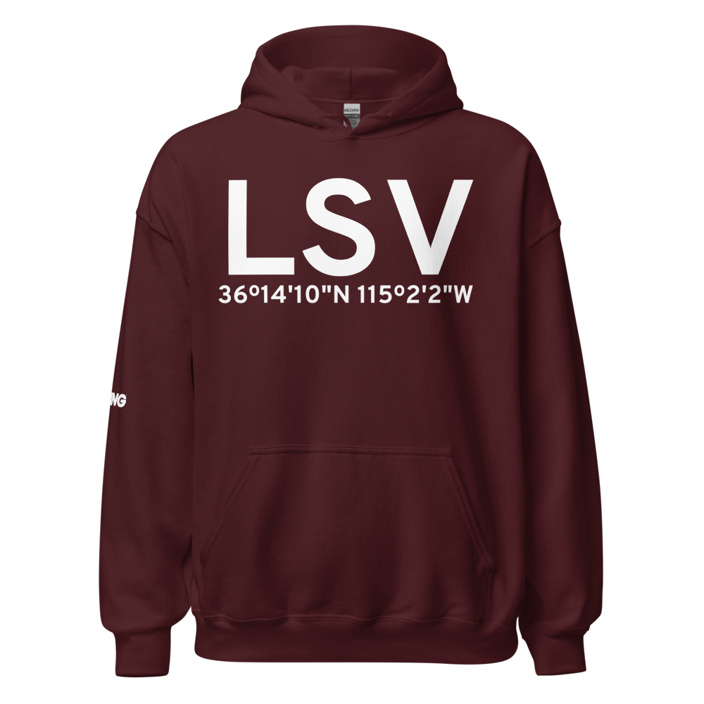 Las Vegas (KLSV) Airport Hoodie Sweatshirt 