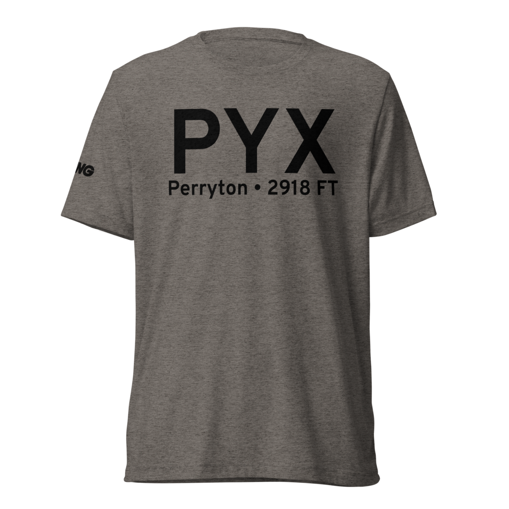 Perryton (KPYX) Airport Tri-blend T-Shirt 