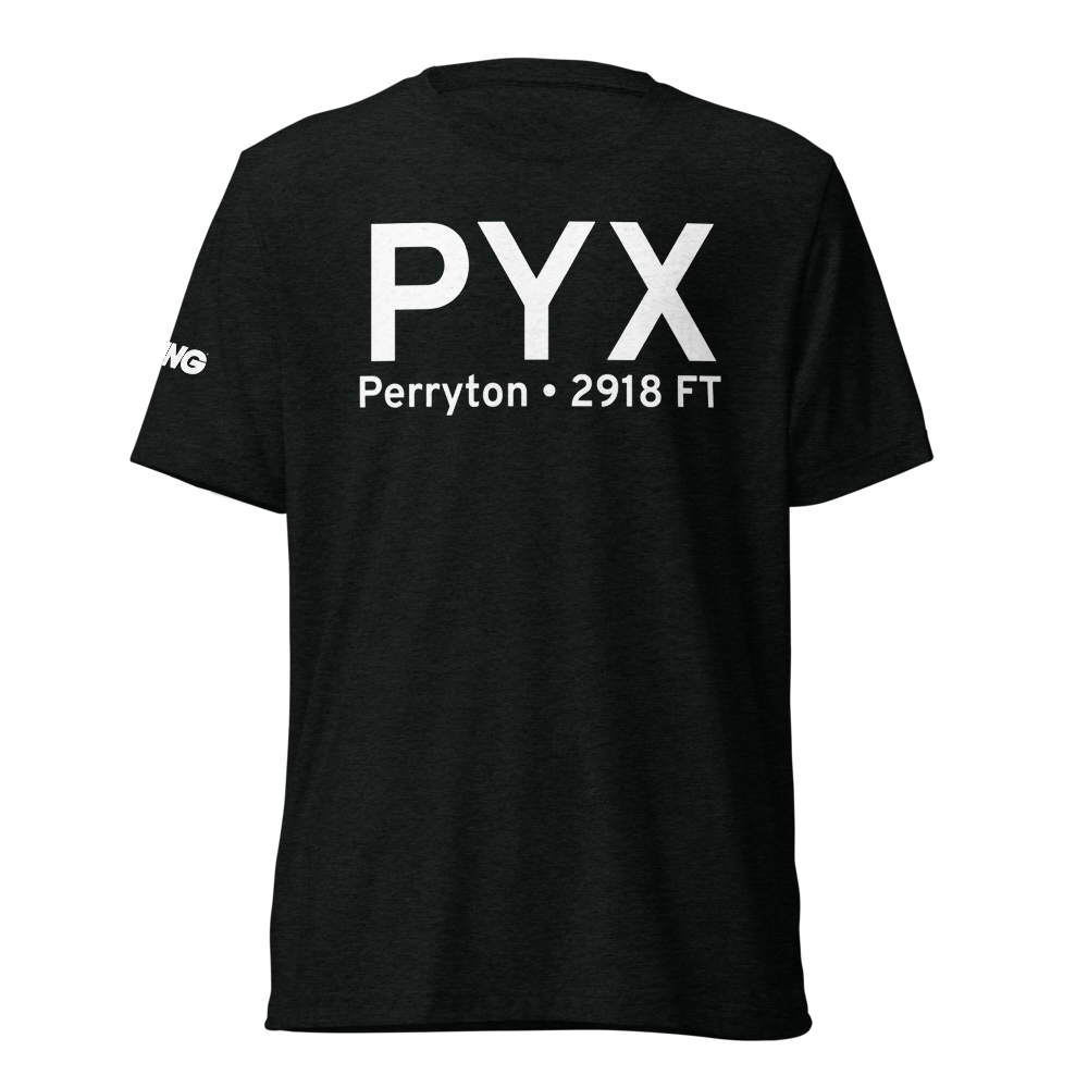 Perryton (KPYX) Airport Tri-blend T-Shirt 