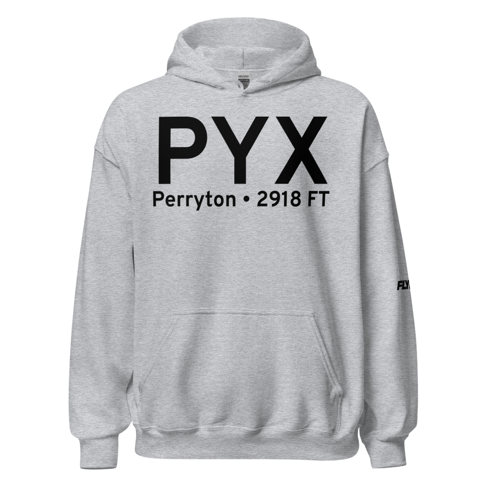 Perryton (KPYX) Airport Hoodie Sweatshirt 