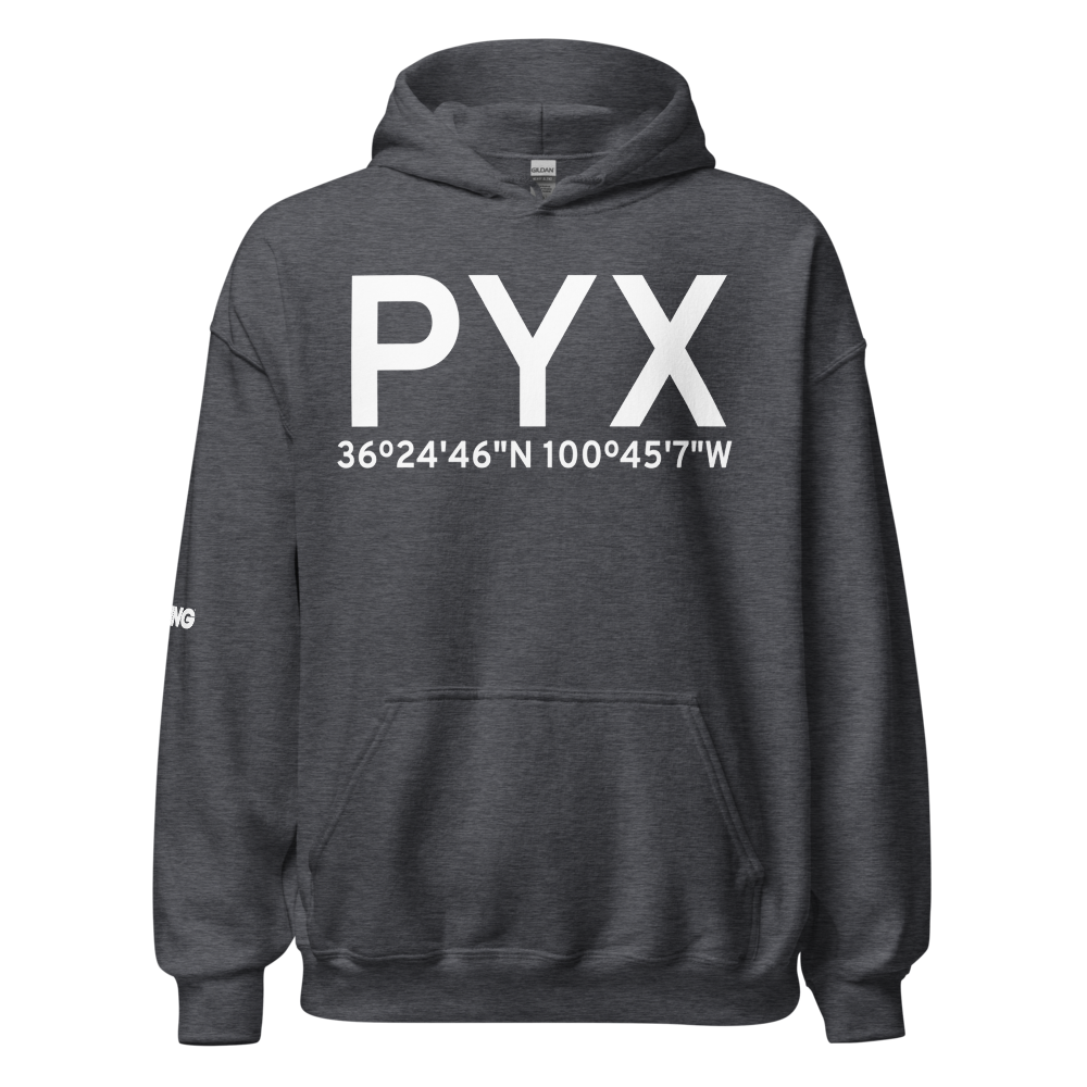 Perryton (KPYX) Airport Hoodie Sweatshirt 