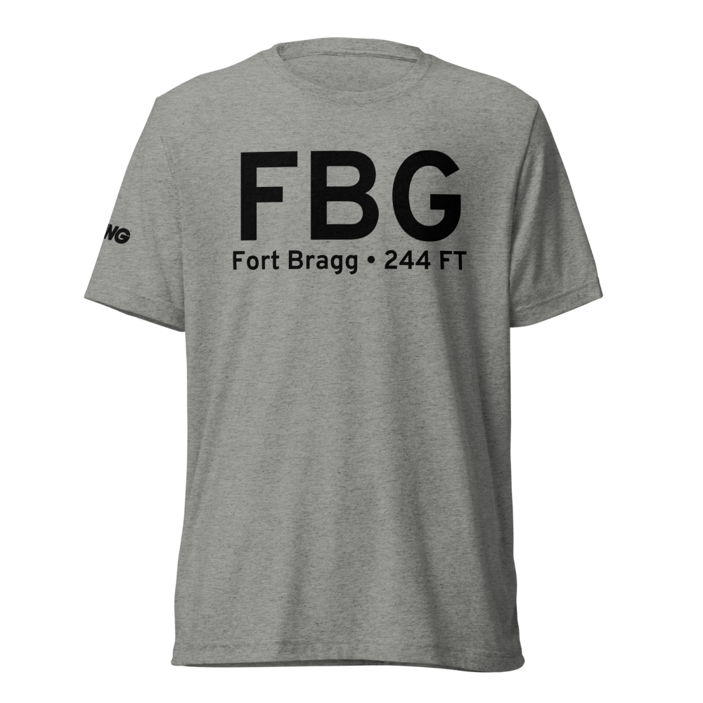 Fort Bragg (KFBG) Airport Tri-blend T-Shirt 