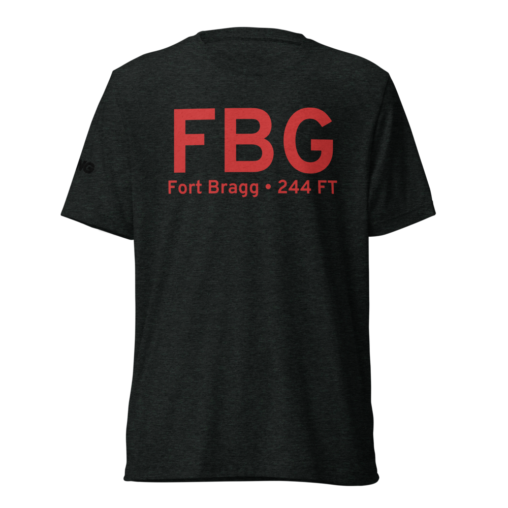 Fort Bragg (KFBG) Airport Tri-blend T-Shirt 