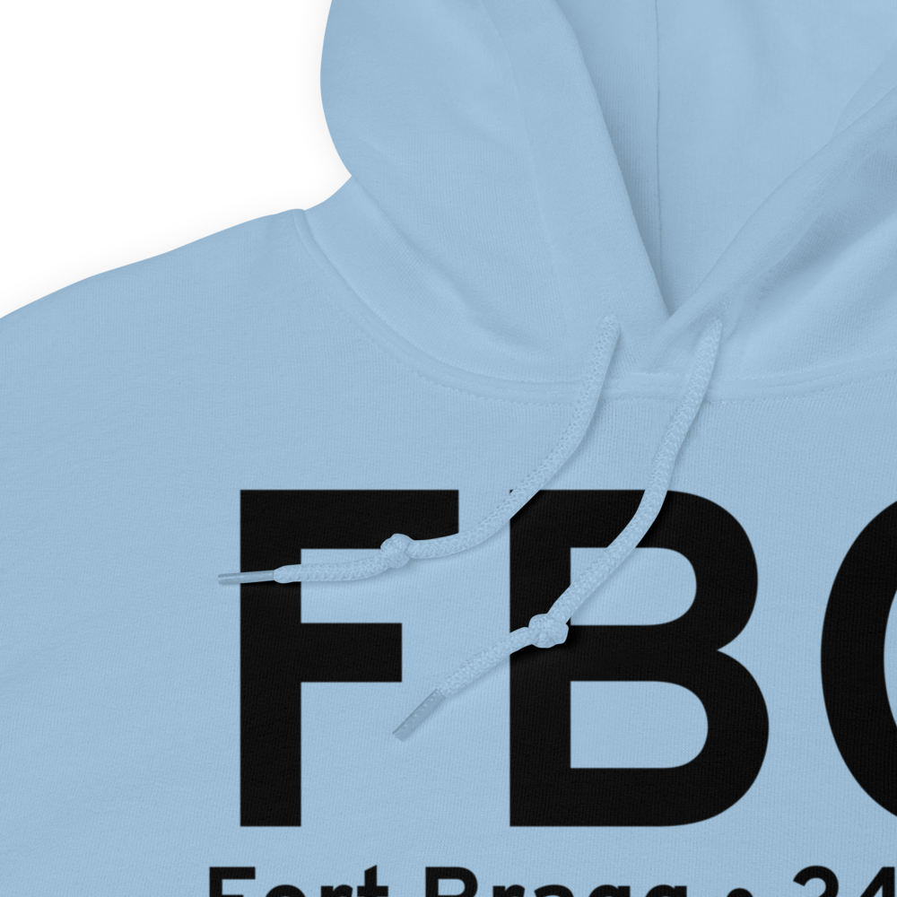 Fort Bragg (KFBG) Airport Hoodie Sweatshirt 