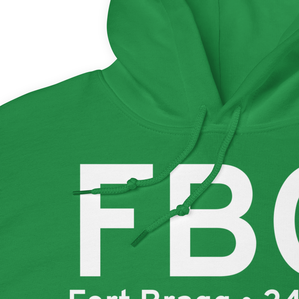 Fort Bragg (KFBG) Airport Hoodie Sweatshirt 