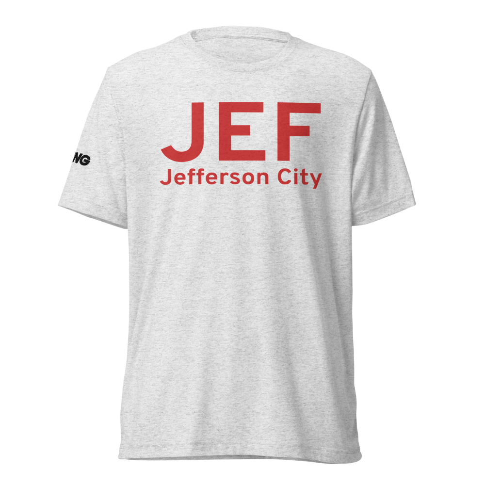 Jefferson City (KJEF) Airport Tri-blend T-Shirt 