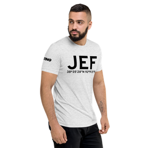 Jefferson City (KJEF) Airport Tri-blend T-Shirt