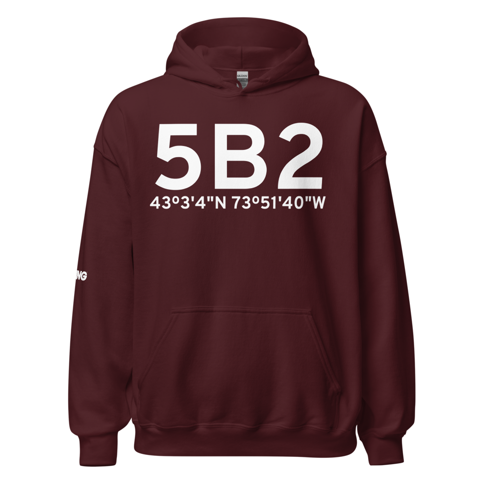 Saratoga Springs (K5B2) Airport Hoodie Sweatshirt 
