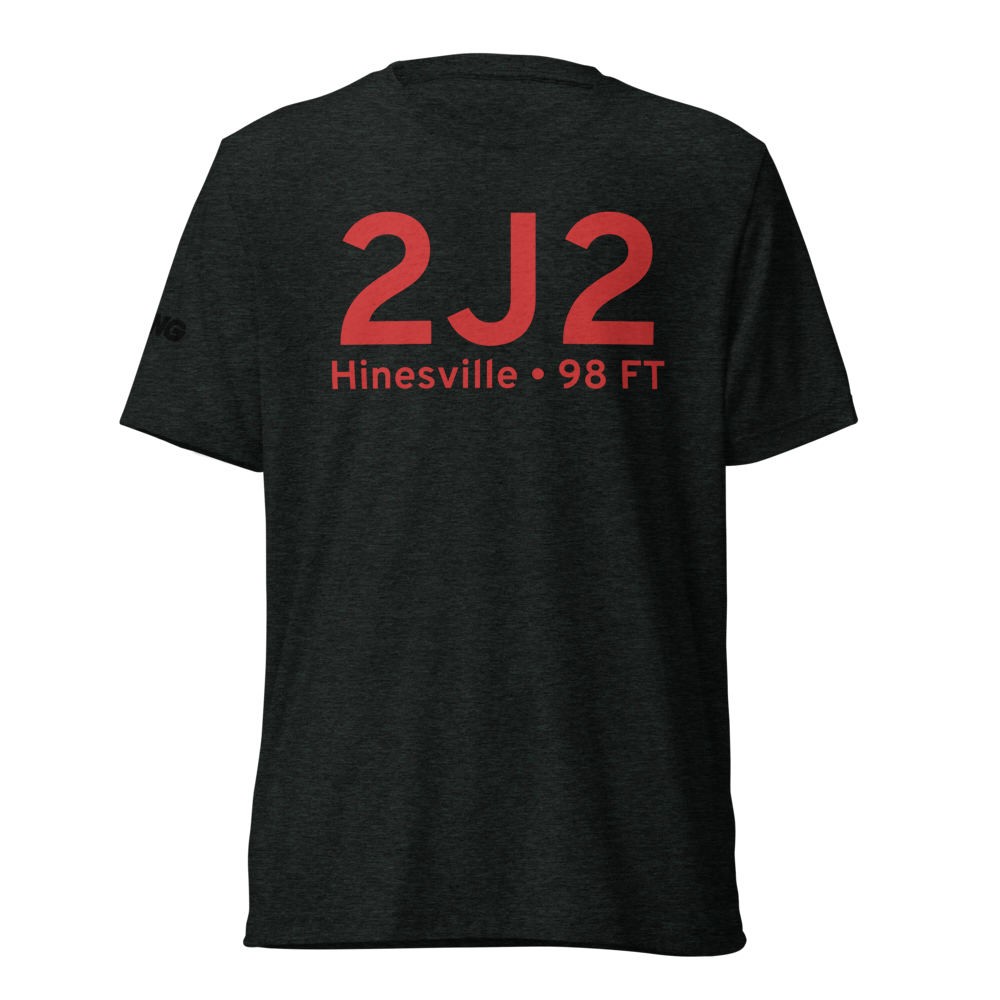 Hinesville (K2J2) Airport Tri-blend T-Shirt 
