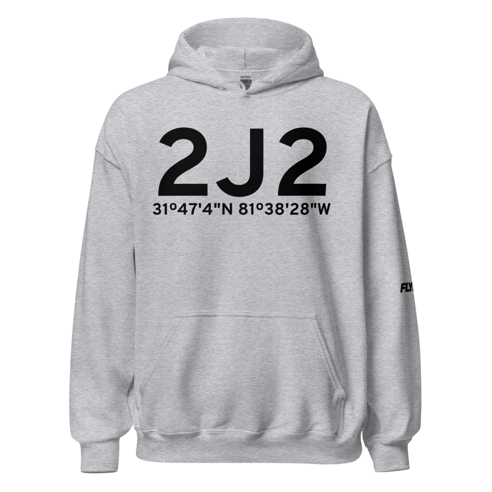 Hinesville (K2J2) Airport Hoodie Sweatshirt 