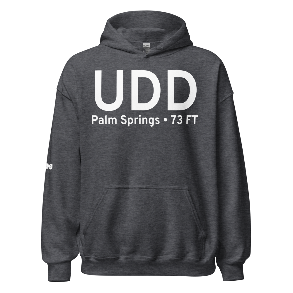 Palm Springs (KUDD) Airport Hoodie Sweatshirt 