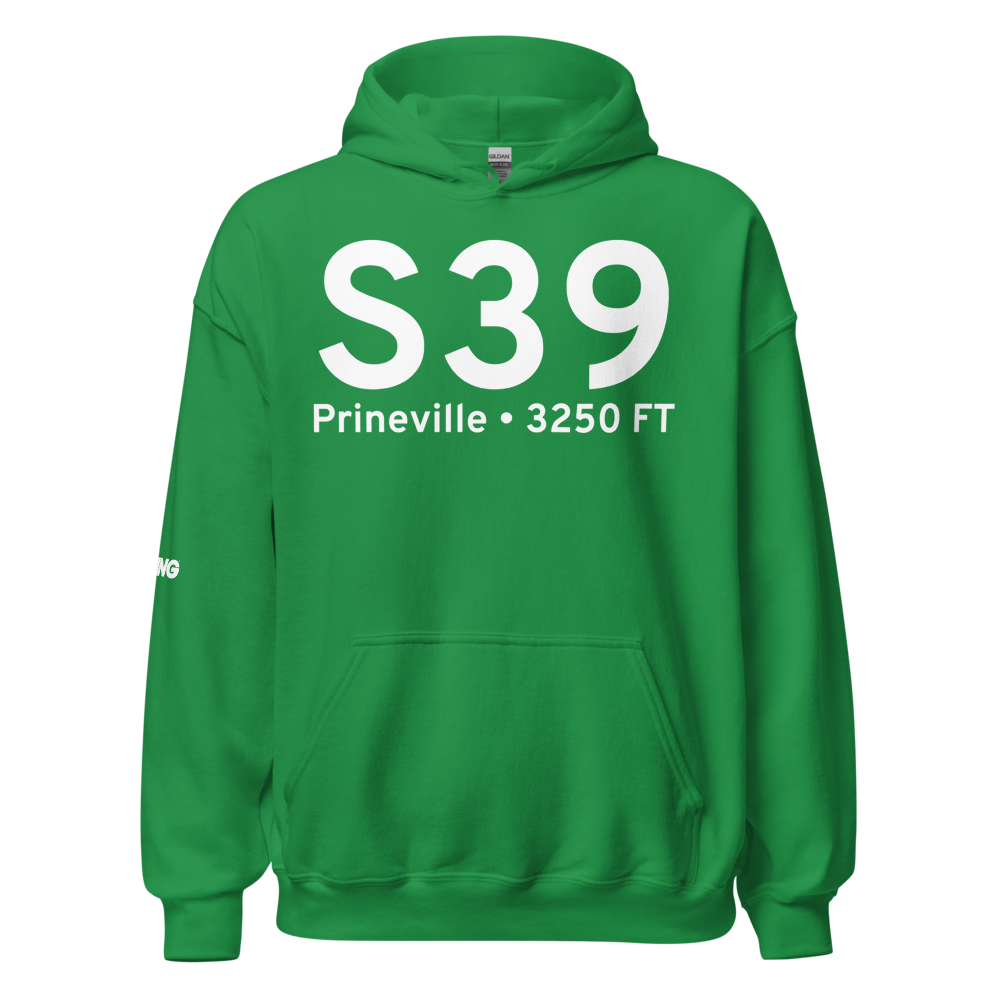 Prineville (KS39) Airport Hoodie Sweatshirt 