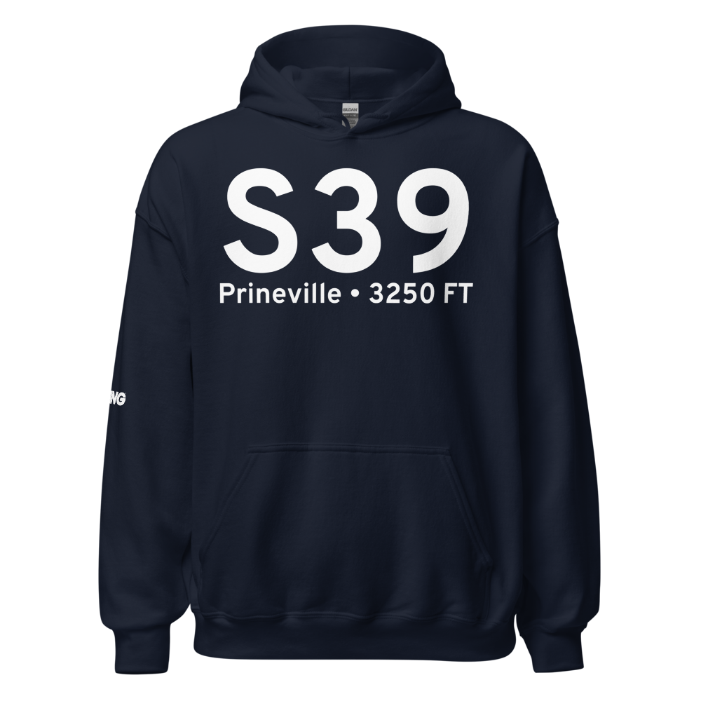 Prineville (KS39) Airport Hoodie Sweatshirt 