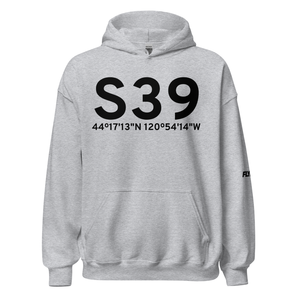 Prineville (KS39) Airport Hoodie Sweatshirt 