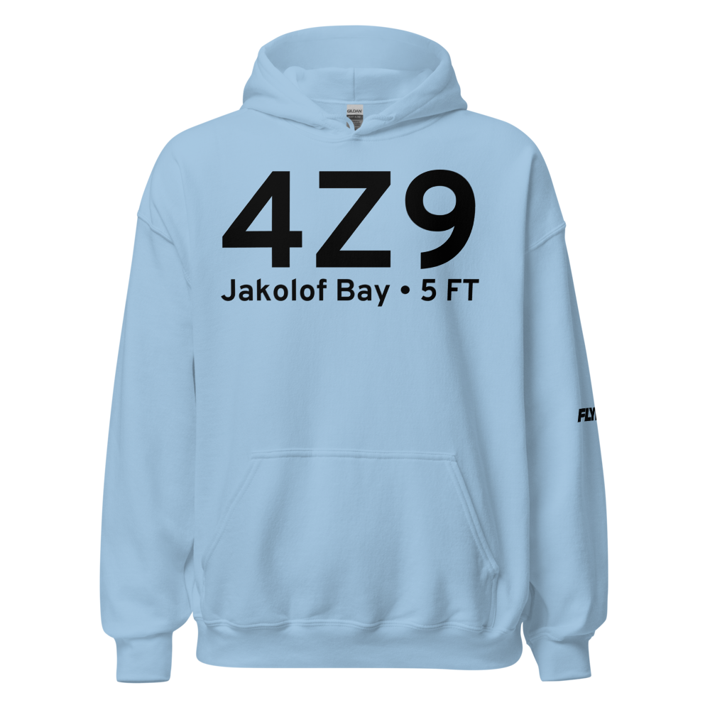 Jakolof Bay (4Z9) Airport Hoodie Sweatshirt 