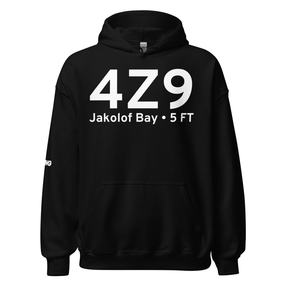 Jakolof Bay (4Z9) Airport Hoodie Sweatshirt 
