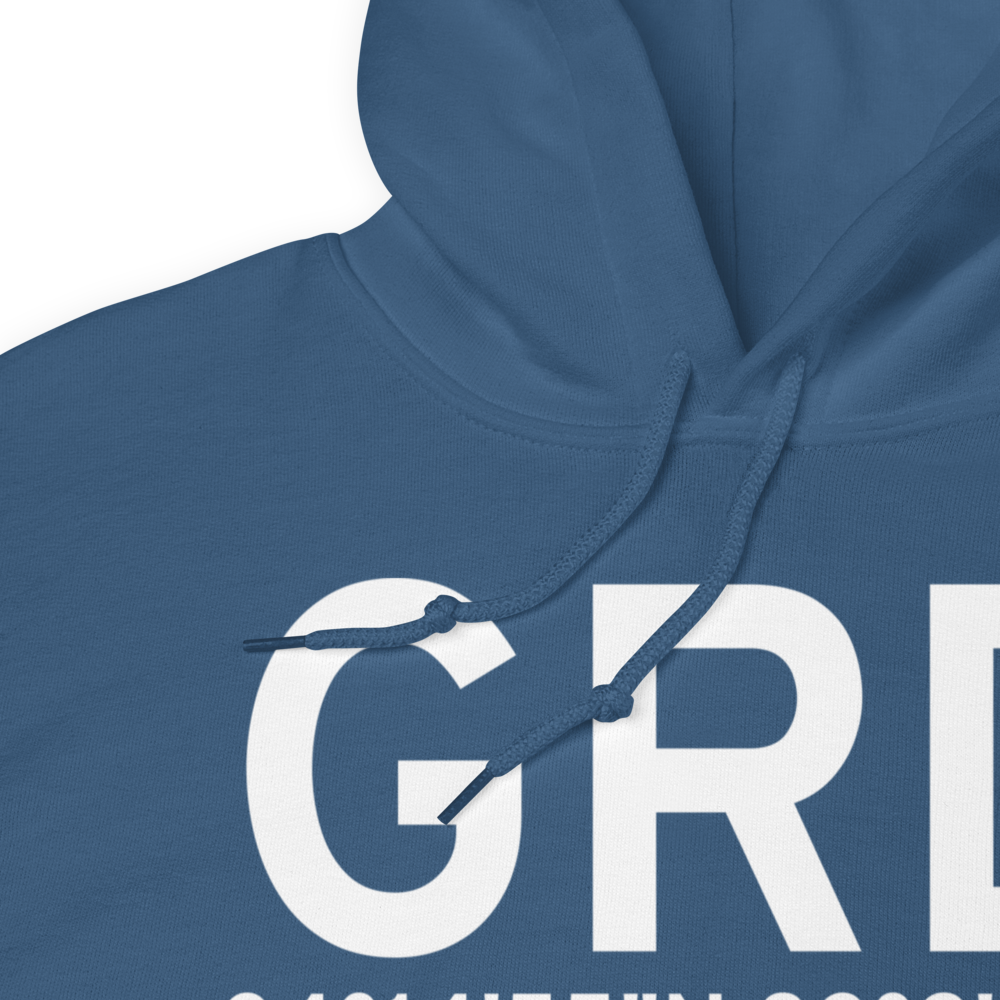 Greenwood (KGRD) Airport Hoodie Sweatshirt 
