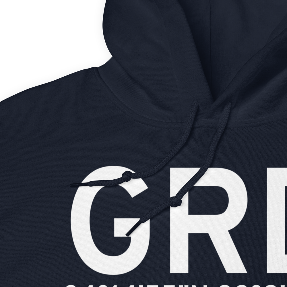 Greenwood (KGRD) Airport Hoodie Sweatshirt 