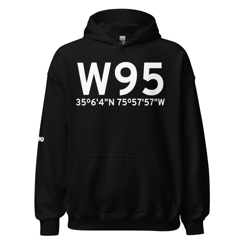 Ocracoke (KW95) Airport Hoodie Sweatshirt 