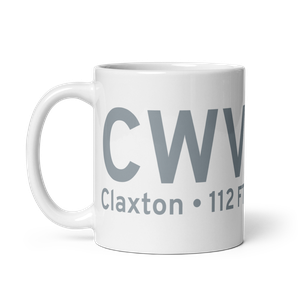 Claxton (KCWV) Airport Mug