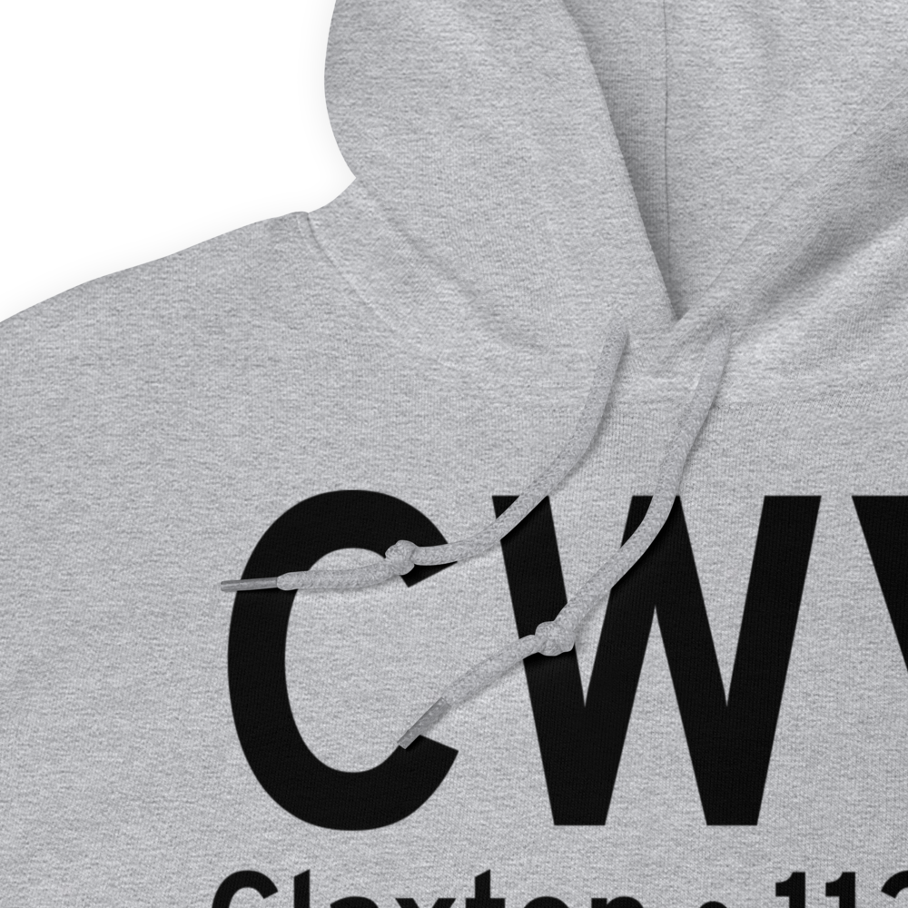 Claxton (KCWV) Airport Hoodie Sweatshirt 