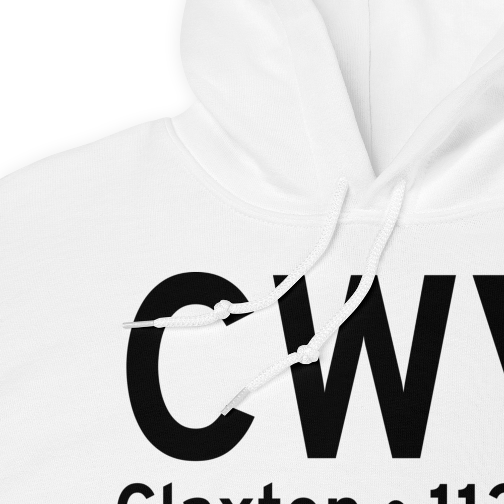 Claxton (KCWV) Airport Hoodie Sweatshirt 