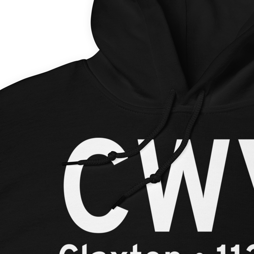 Claxton (KCWV) Airport Hoodie Sweatshirt 