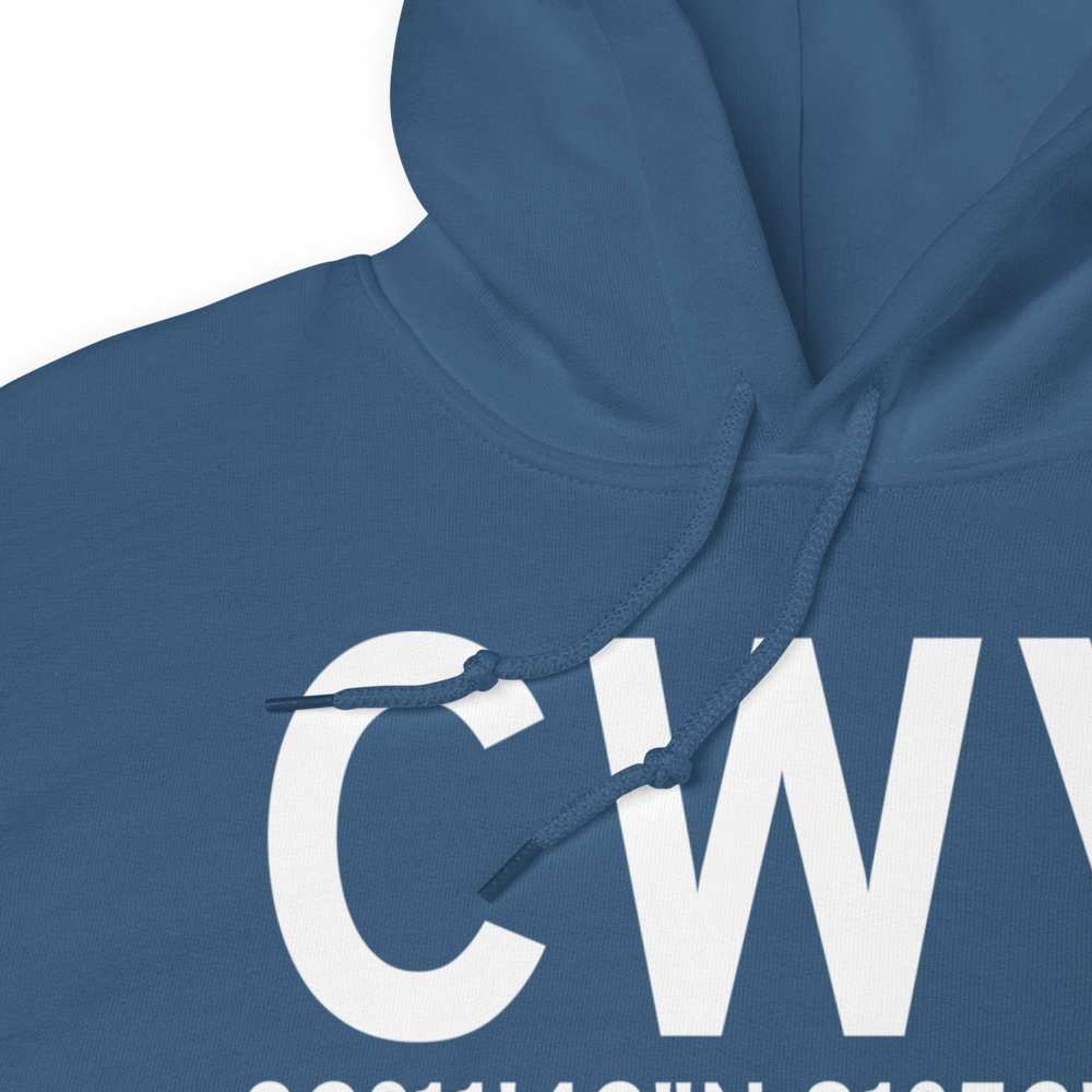 Claxton (KCWV) Airport Hoodie Sweatshirt 