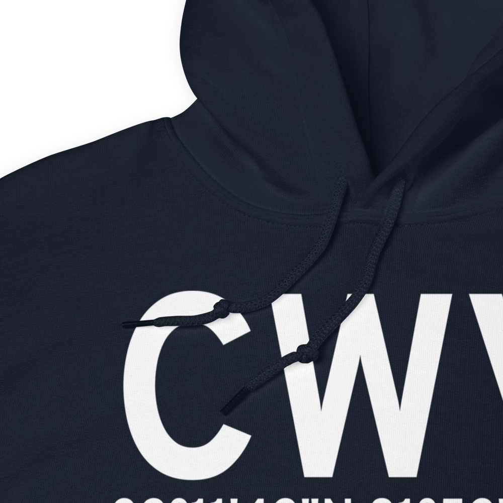 Claxton (KCWV) Airport Hoodie Sweatshirt 