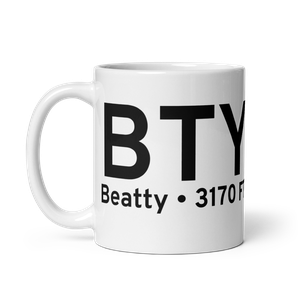 Beatty (KBTY) Airport Mug