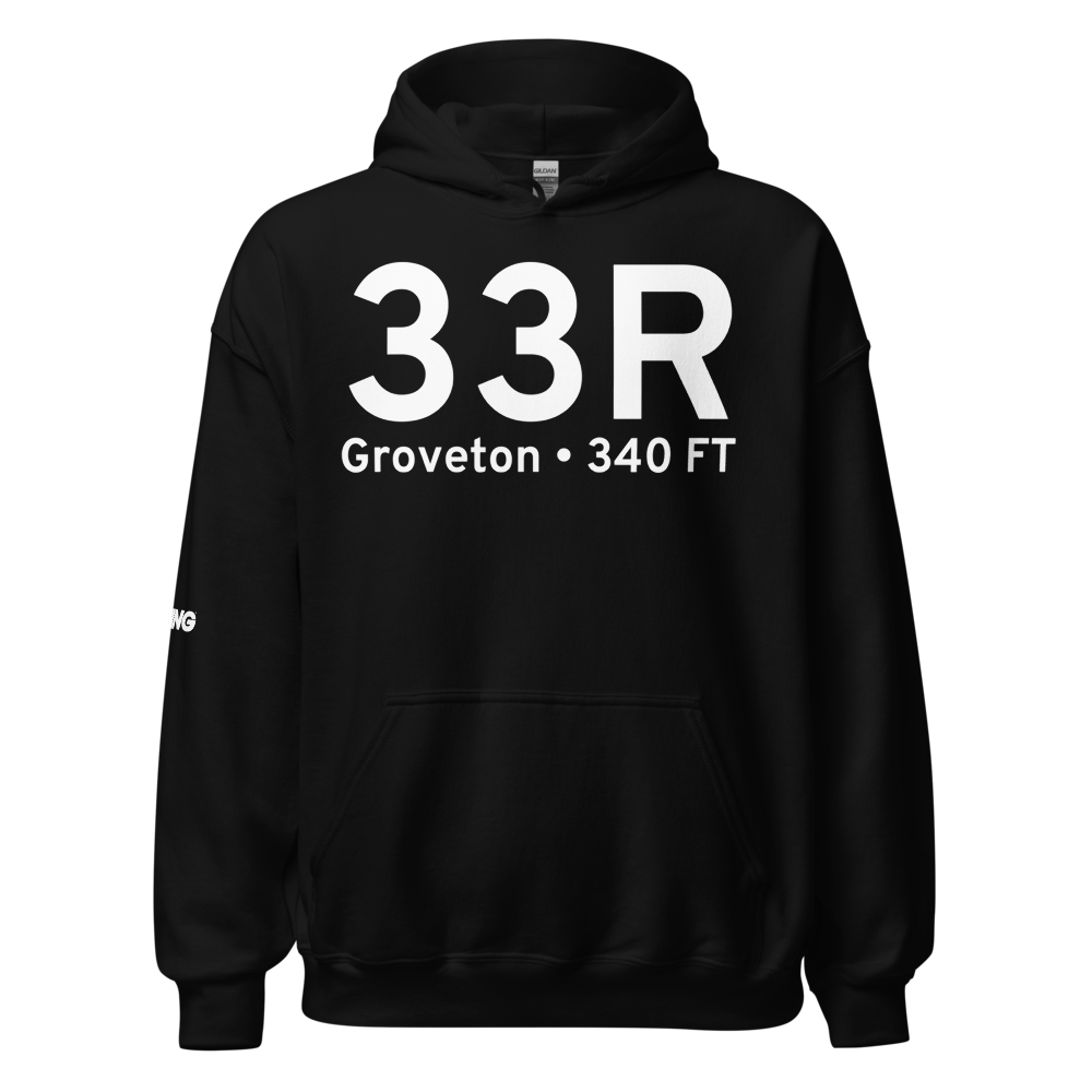 Groveton (K33R) Airport Hoodie Sweatshirt 