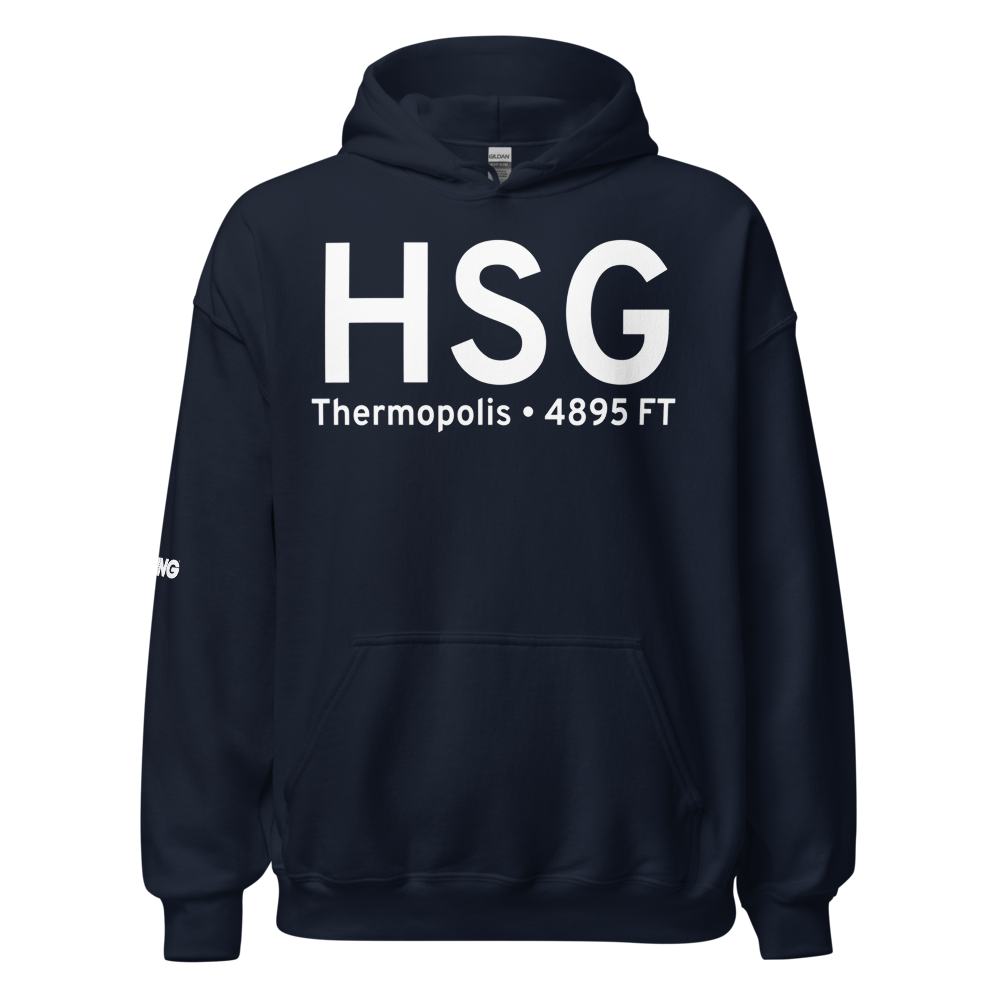 Thermopolis (KHSG) Airport Hoodie Sweatshirt 