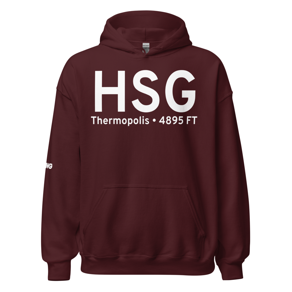 Thermopolis (KHSG) Airport Hoodie Sweatshirt 