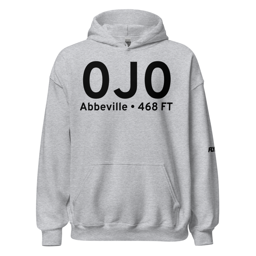 Abbeville (0J0) Airport Hoodie Sweatshirt 