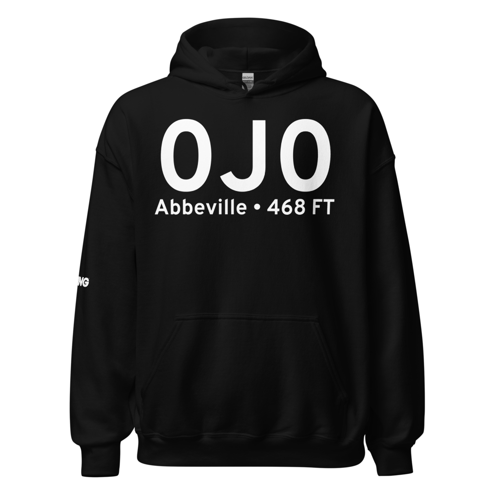 Abbeville (0J0) Airport Hoodie Sweatshirt 